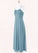 Abbie A-Line Sweetheart Neckline Chiffon Floor-Length Junior Bridesmaid Dress P0019985