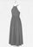 Luna A-Line Pleated Chiffon Floor-Length Junior Bridesmaid Dress P0019976