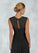 Moriah A-Line Lace Chiffon Asymmetrical Dress P0019845