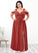Jayda A-Line Off the Shoulder Chiffon Floor-Length Dress P0019602