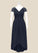 Gabriela A-Line Sequins Chiffon Asymmetrical Dress P0019918