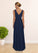 Kaylee A-Line Sequins Chiffon Floor-Length Dress P0019886