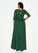 Janiya A-Line Sequins Lace Floor-Length Dress P0019891