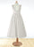 Natalie A-Line Bow Tulle Ankle-Length Dress P0020249