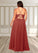 Genesis A-Line Chiffon Floor-Length Dress P0019606