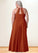 Lily Empire Pleated Chiffon Floor-Length Dress P0019686
