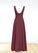 Cierra A-Line Pleated Chiffon Floor-Length Dress P0019671