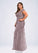 Clarissa Mermaid Sequins Tulle Floor-Length Dress P0019857