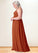 Lily Empire Pleated Chiffon Floor-Length Dress P0019686