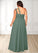 Esperanza A-Line One Shoulder Chiffon Floor-Length Dress P0019608
