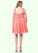 Hailee A-Line Pleated Chiffon Knee-Length Dress P0019679