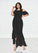 Valentina Mermaid Lace Chiffon Asymmetrical Dress P0019923