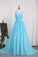 2021 A Line Prom Dresses Tulle Bateau With Applique And Handmade Flower Sweep Train