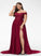 Chiffon A-Line Sequins Lace Sweep With Prom Dresses Train Off-the-Shoulder Shelby
