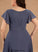 Ruffle Neckline V-neck Silhouette Fabric Embellishment A-Line Asymmetrical Length Adyson A-Line/Princess V-Neck Bridesmaid Dresses