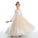 Floor Length Champagne Tulle Flower Girl Dresses With Pearls