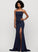 Trumpet/Mermaid Jersey Sweep Prom Dresses Train Square Roselyn