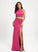 Sheath/Column Scoop Jersey Beading With Sequins Prom Dresses Floor-Length Jill