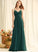 Fabric Neckline Length Silhouette V-neck Floor-Length A-Line Embellishment Ruffle Iris Knee Length A-Line/Princess Bridesmaid Dresses