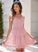 V-Neck Mini Chiffon Rory Sleeveless A-line Elegant Dresses Club Dresses