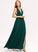 Embellishment Neckline Silhouette Pleated Floor-Length V-neck Fabric Length A-Line Mary Natural Waist A-Line/Princess Bridesmaid Dresses