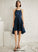 Satin Sleeveless Asymmetrical A-line Neck Elegant Dresses Kamari Square Club Dresses