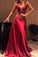 2021 Straps Prom Dresses A Line Satin With Applique And Beads