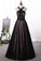 Prom Dresses Tulle & Lace With Beading Floor Length A Line