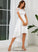Short Midi A-line Satin Sleeves Dresses Neck Round Elegant Club Dresses Gabriella