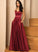 Floor-Length Fabric Satin V-neck Neckline Silhouette A-Line Straps&Sleeves Length Laila Floor Length Sleeveless Bridesmaid Dresses