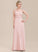 A-Line Silhouette Neckline Sweetheart Floor-Length Ruffle Length Embellishment Fabric Sarahi Floor Length Straps Bridesmaid Dresses