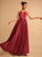 A-Line Rayna Square Satin Prom Dresses Floor-Length