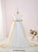 - Train Essence Court With Flower Girl Short Tulle/Lace Dress Bow(s) Sleeves Neck Ball-Gown/Princess Flower Girl Dresses Scoop