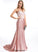 Train Prom Dresses Sweetheart Satin Haleigh Sweep Trumpet/Mermaid