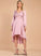 Satin Midi Club Dresses Raegan Dresses Sleeves Long Elegant V-Neck A-line