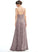 V-neck Neckline Floor-Length Silhouette SplitFront Embellishment Length A-Line Fabric Brylee Sleeveless Floor Length Bridesmaid Dresses