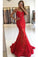 2021 Mermaid Spaghetti Straps Tulle With Applique Sweep Train Prom Dresses
