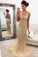 2021 Straps Prom Dresses Tulle With Beading Mermaid Open Back