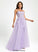 Estrella With Sweep Scoop Prom Dresses Train Tulle Lace Sequins Ball-Gown/Princess