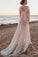 2021 Scoop Long Sleeves Lace Prom Dresses A Line With Applique