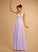 V-neck Floor-Length Skye Tulle Ball-Gown/Princess Prom Dresses Lace