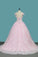 2021 Ball Gown Quinceanera Dresses Sweetheart Sweep/Brush Lace Up Back Applique And Beading