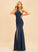 Length Trumpet/Mermaid Silhouette Straps Neckline Floor-Length HighNeck Fabric Cheyenne Bridesmaid Dresses