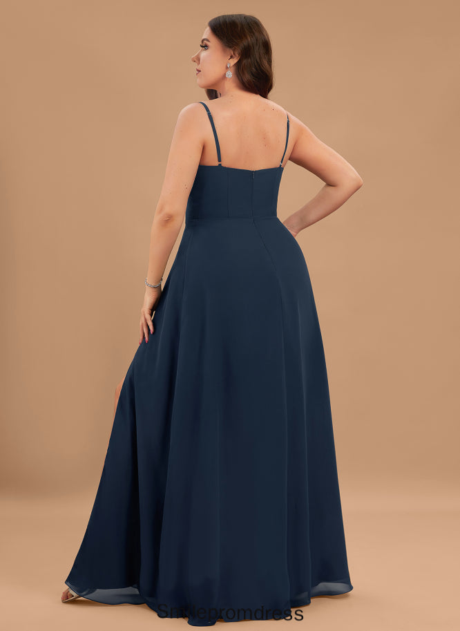 Silhouette Fabric Length Floor-Length Neckline Straps&Sleeves Square A-Line Lexi Bridesmaid Dresses