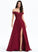 Chiffon A-Line Sequins Lace Sweep With Prom Dresses Train Off-the-Shoulder Shelby