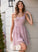V-Neck Mini Chiffon Rory Sleeveless A-line Elegant Dresses Club Dresses