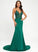 With Jersey Prom Dresses Sweep Train Meredith Sequins V-neck Trumpet/Mermaid