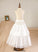 - Girl Flower Neck With Lucy (Petticoat Scoop Floor-length Tulle Dress Flower Girl Dresses included) Ball-Gown/Princess NOT Sleeveless Beading
