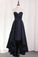 2021 Sweetheart A Line Evening Dresses Satin With Ruffles Asymmetrical