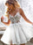 Elegant White Sleeveless Sweetheart Lace Short Homecoming Dresses
